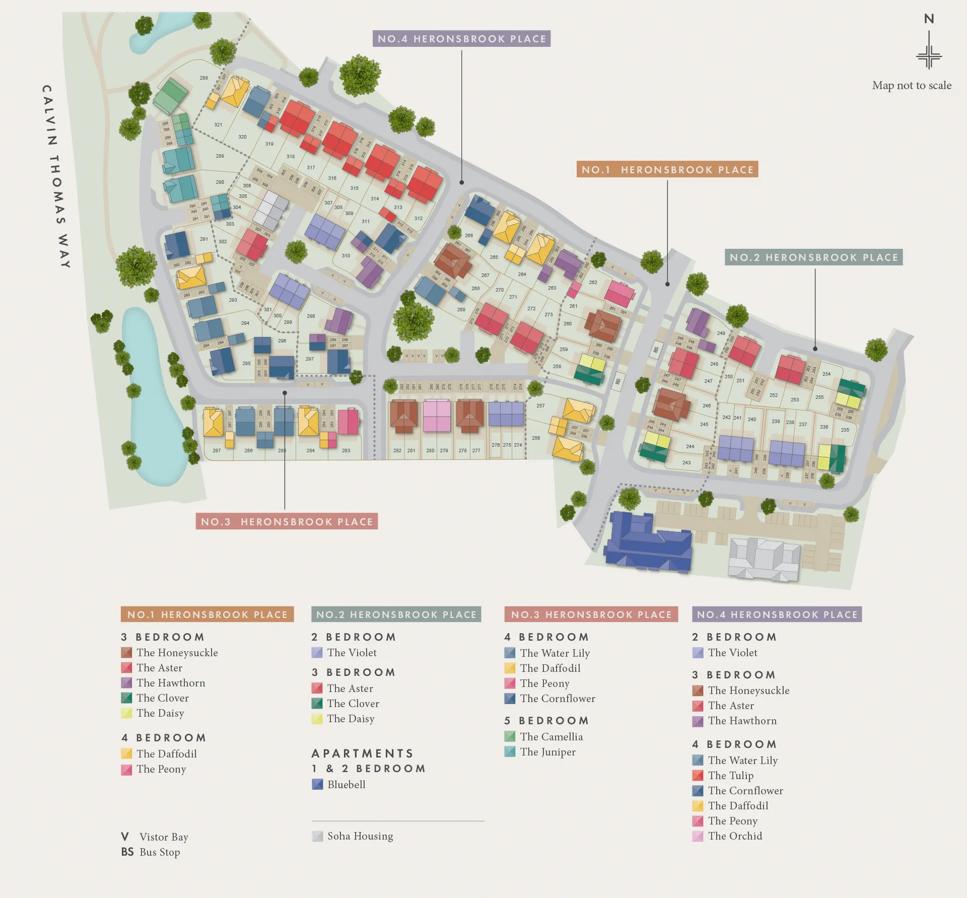 Heronsbrook Place Site Plan