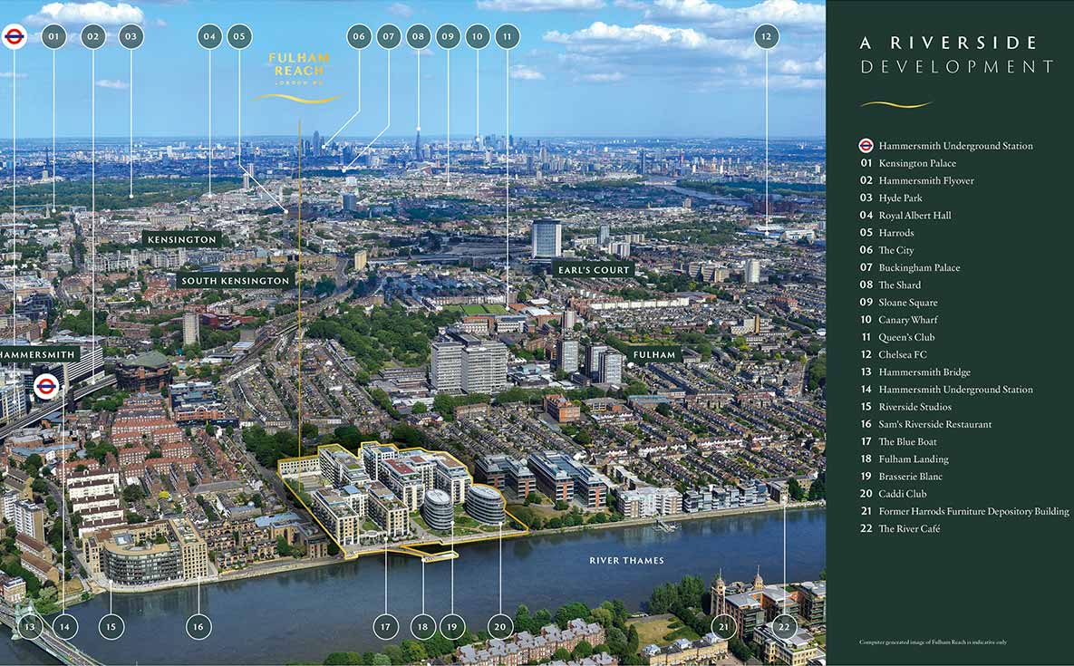 Fulham Reach Plan